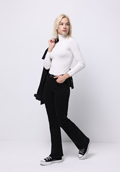 اعرض التفاصيل لـ عادي   الخصر حذاء جينز نسائي جينز