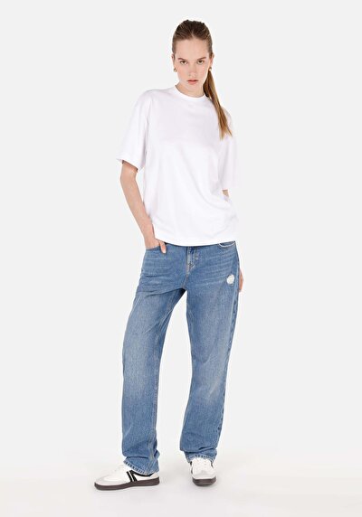 صورة من أزرق للنساء بناطيل