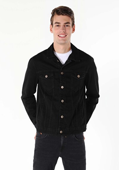 اعرض التفاصيل لـ أزرق بحري للرجال جاكيت سترة