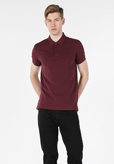 اعرض التفاصيل لـ بوردو للرجال قميص بولو  كم قصير