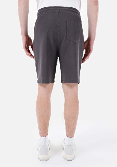 صورة من عادي الخصر مستقيم شورتات أنثراسايت للرجال