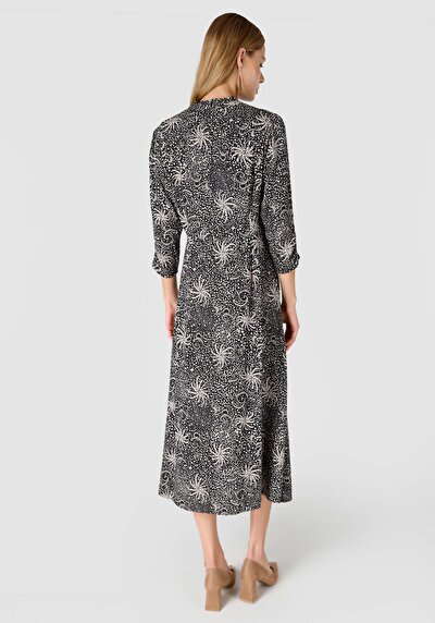 صورة من فستان نسائي متعدد الألوان Slim Fit