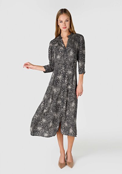 صورة من فستان نسائي متعدد الألوان Slim Fit