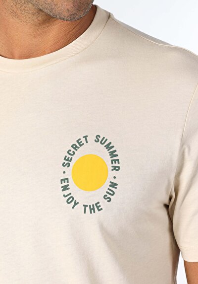 اعرض التفاصيل لـ   رقبة مستديرة مستقيم رجالي إيكرو كم قصير تي شيرت