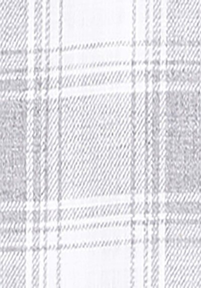 اعرض التفاصيل لـ قميص نحيف رقبة منقوشة رجالي رمادي كم طويل قميص