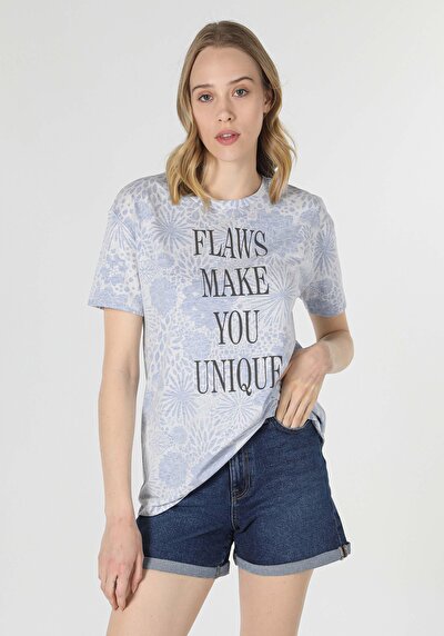 اعرض التفاصيل لـ متعدد الألوان للنساء تي شيرت بأكمام قصيرة