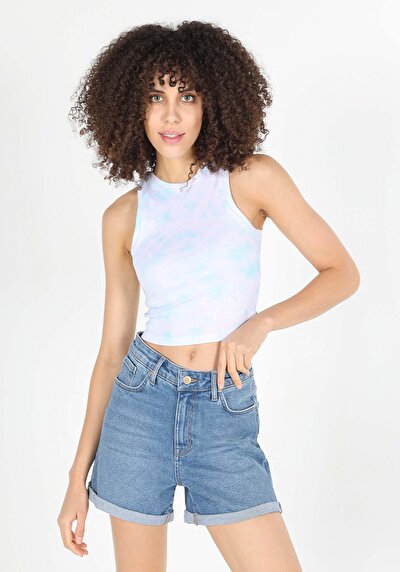 اعرض التفاصيل لـ سليم فيت بلوزة دبابة بيضاء للنساء