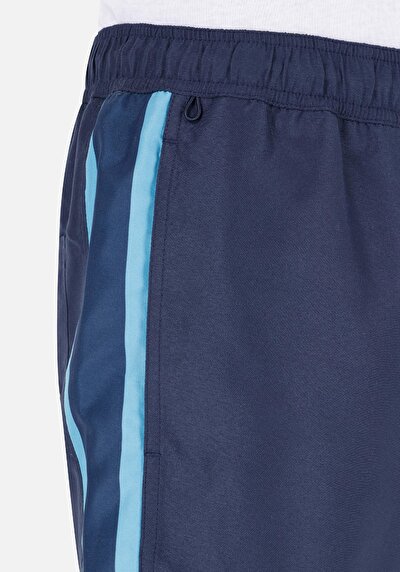 اعرض التفاصيل لـ شورت سباحة رجالي باللون الأزرق الداكن