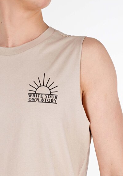 اعرض التفاصيل لـ رجالي بيج بلوزة دبابة