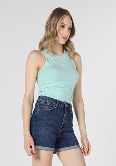 صورة من سليم فيت بلوزة نسائية خضراء