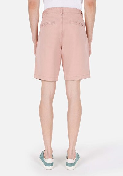 اعرض التفاصيل لـ عادي   الخصر مستقيم شورت برتقالي رجالي