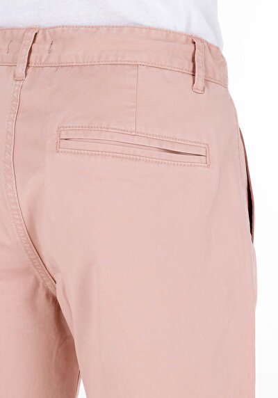 اعرض التفاصيل لـ عادي   الخصر مستقيم شورت برتقالي رجالي