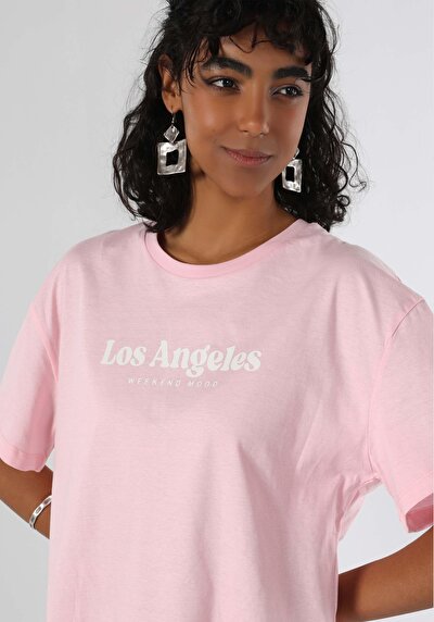 اعرض التفاصيل لـ وردي للنساء تي شيرت بأكمام قصيرة