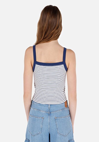 اعرض التفاصيل لـ سليم فيت نسائي بلوزة دبابة باللون الأزرق الداكن