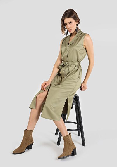 صورة من أخضر للنساء فستان