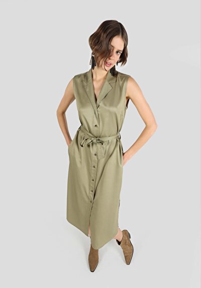 صورة من أخضر للنساء فستان