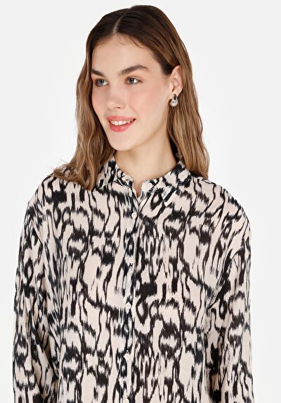 اعرض التفاصيل لـ بيج للنساء قميص  كم طويل