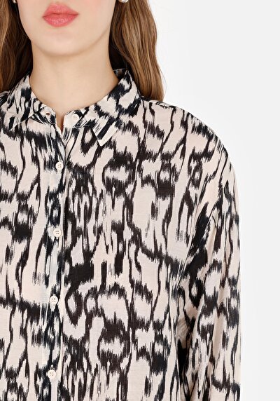 اعرض التفاصيل لـ بيج للنساء قميص  كم طويل