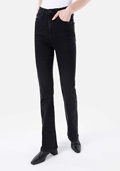 صورة من نحيف ارتفاع الخصر الساق الإسبانية الجينز النسائي