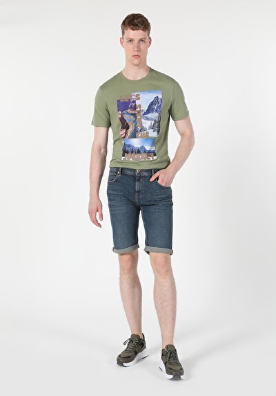 اعرض التفاصيل لـ أزرق للرجال شورت