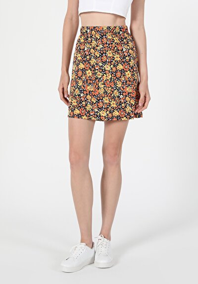 اعرض التفاصيل لـ   أزهار تنورة نسائية متعددة الألوان