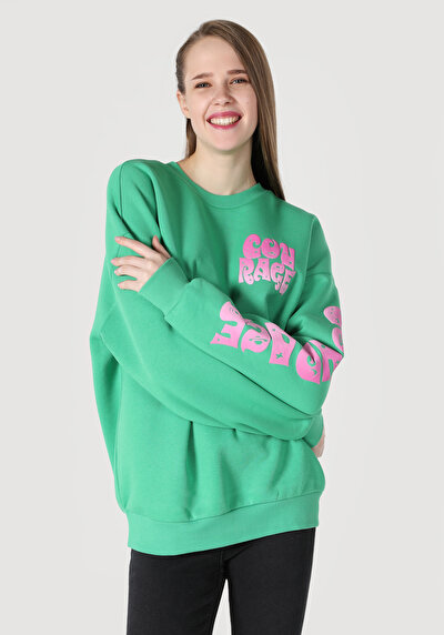 صورة من أخضر للنساء بلوز