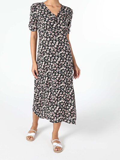 صورة من متعدد الألوان للنساء فستان