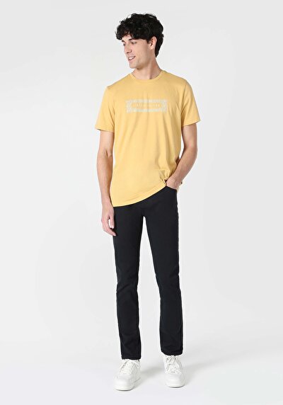 اعرض التفاصيل لـ   رقبة مستديرة مستقيم رجالي ساري كم قصير تي شيرت