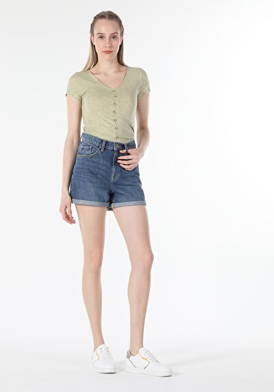 اعرض التفاصيل لـ  للنساء تي شيرت بأكمام قصيرة