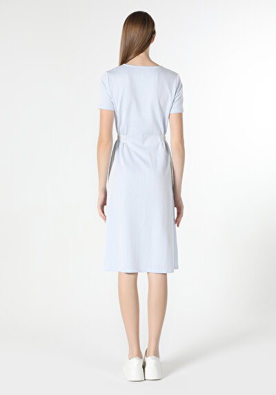 اعرض التفاصيل لـ أزرق للنساء فستان