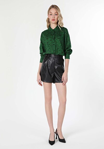 اعرض التفاصيل لـ متعدد الألوان للنساء قميص  كم طويل