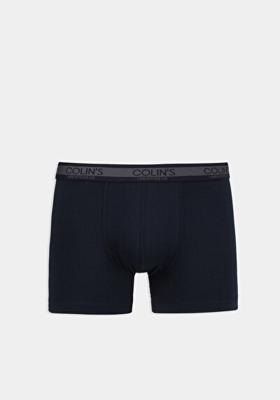 صورة من مودرن فيت مستقيم رجالي أزرق داكن بوكسر