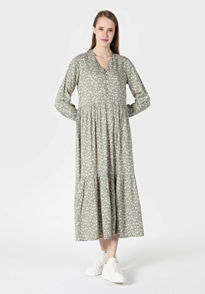 صورة من متعدد الألوان للنساء فستان