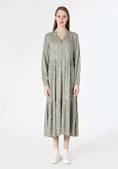 اعرض التفاصيل لـ متعدد الألوان للنساء فستان