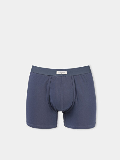 صورة من مودرن فيت مستقيم رجالي أزرق بوكسر