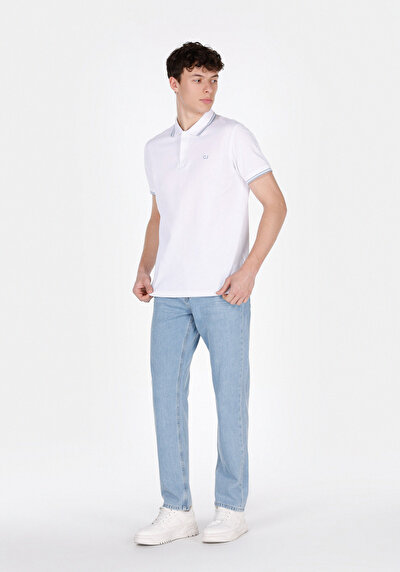 اعرض التفاصيل لـ جينز نيلي رجالي فضفاض مستقيم