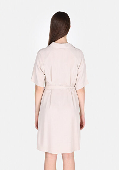 صورة من فستان نسائي بيج عادي