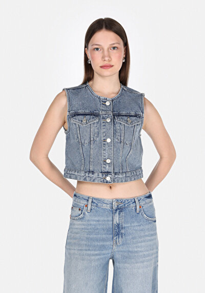 صورة من أزرق للنساء صدرية