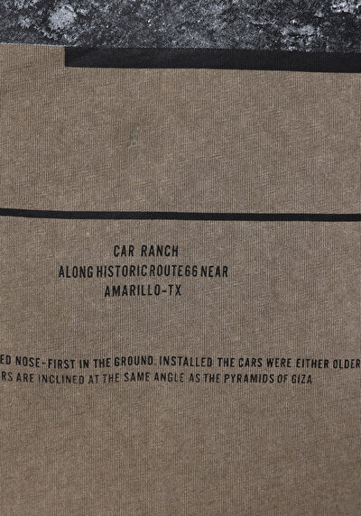 اعرض التفاصيل لـ كومفورت فيت رقبة مستديرة مستقيم رجالي بيج كم قصير تي شيرت