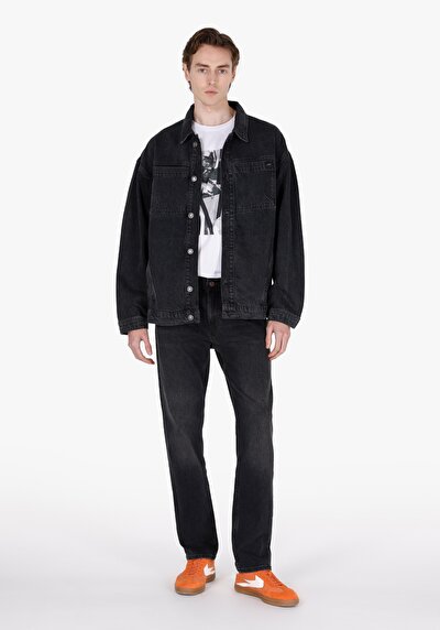 صورة من أسود للرجال جاكيت سترة