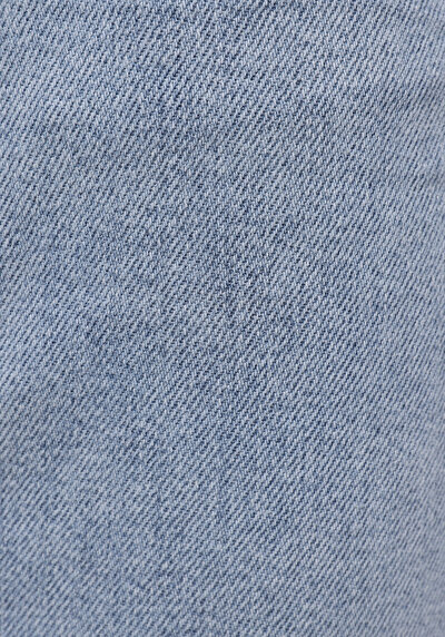 اعرض التفاصيل لـ مستقيم  خصر منخفض مستقيم الساق الجينز النيلي للرجال