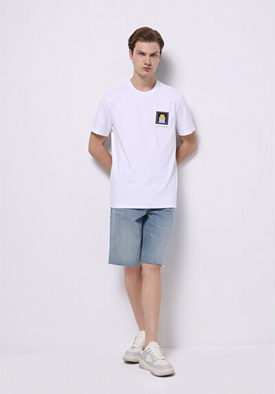 صورة من Straigt الخصر المنخفض مستقيم للرجال نيلي جان شورت