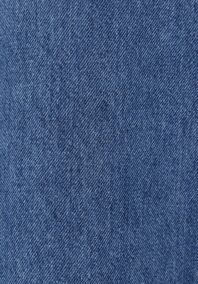 اعرض التفاصيل لـ ضيق  زر مسطح تنورة نسائية زرقاء