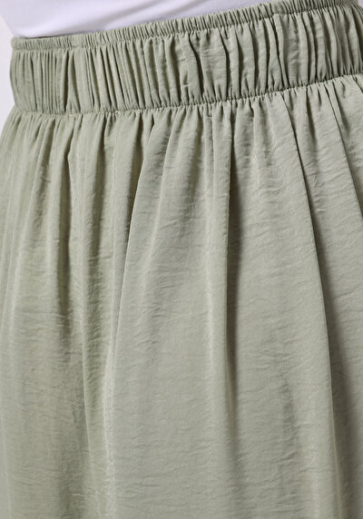 اعرض التفاصيل لـ   ارتفاع الخصر ساق واسعة نسائي بنطلون أخضر