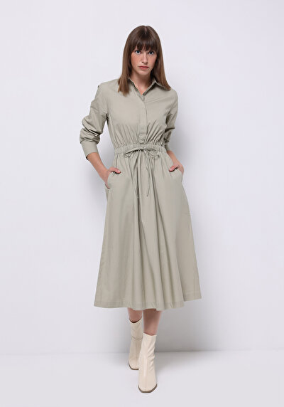 صورة من أخضر للنساء فستان