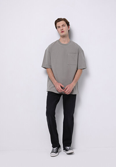 اعرض التفاصيل لـ أخضر للرجال تي شيرت بأكمام قصيرة