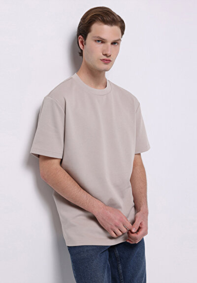 صورة من أبيض للرجال تي شيرت بأكمام قصيرة