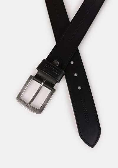 اعرض التفاصيل لـ أسود للرجال حزام