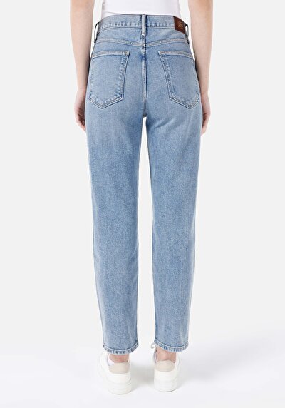 اعرض التفاصيل لـ نحيف   الخصر نحيف الساق نسائي نيلي جينز