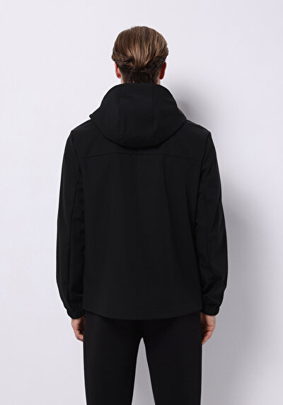 اعرض التفاصيل لـ أسود للرجال معطف المطرمعطف المطر